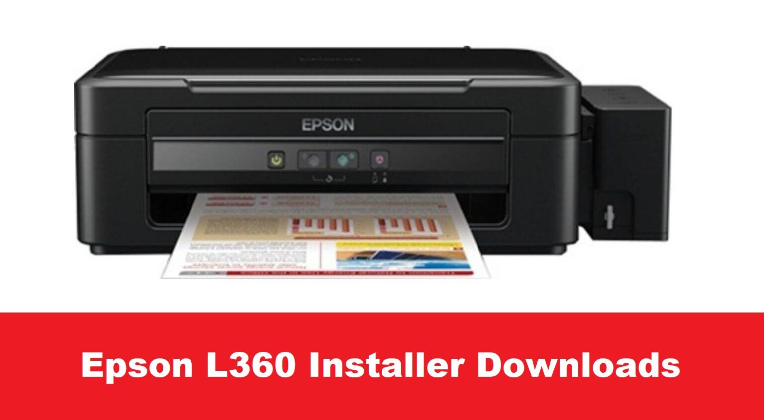 Epson L360 Installer For Windows 11/10/7 (32/64-bit)